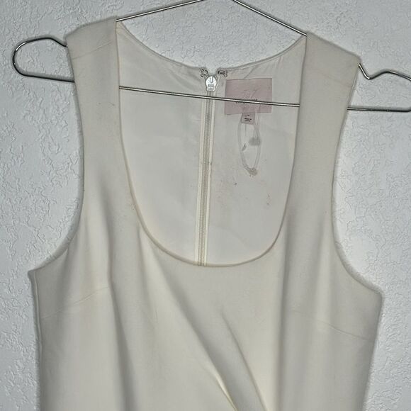 New Cinq A Sept Ruffle Angela MIDI Dress White Size 0 - Picture 4 of 16